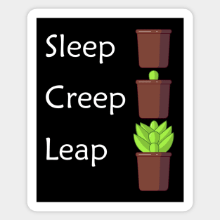 Sleep Creep Leap Plant Perennial Lover Sticker